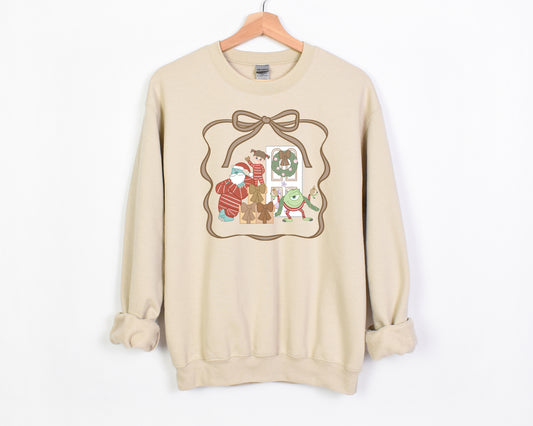 Holiday Monsters - Adult Fleece Sweatshirt
