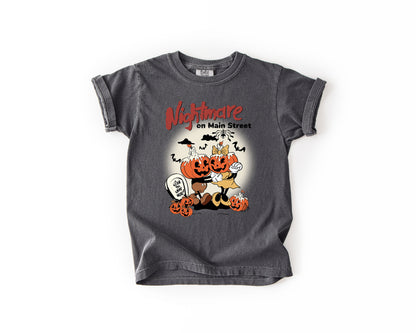 Nightmare on Main Street - Comfort Colors Kids Tee