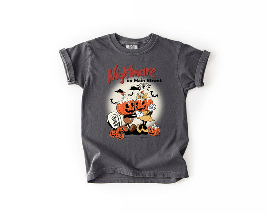 Nightmare on Main Street - Comfort Colors Kids Tee