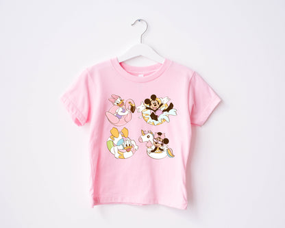 Main Street Pool Party (Pink) - Kids Tee