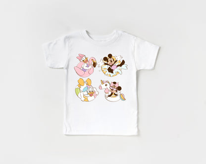 Main Street Pool Party (Pink) - Kids Tee