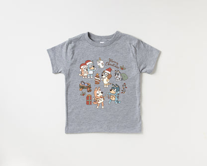 Pup Family Christmas - Kids Tee