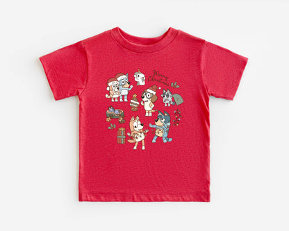 Pup Family Christmas - Kids Tee