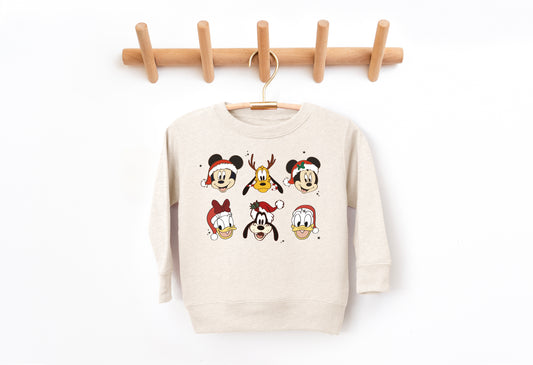 Santa Six - Kids Fleece Sweatshirt