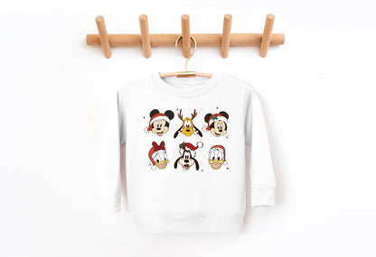 Santa Six - Kids Fleece Sweatshirt