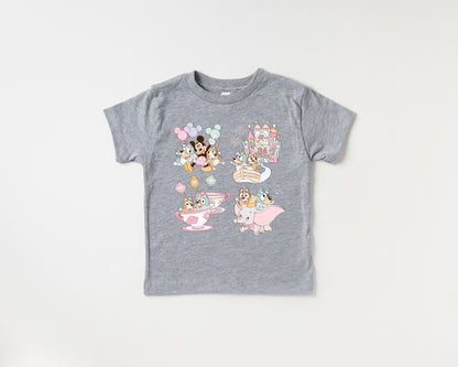 Pup Sisters at the Park - Kids Tee