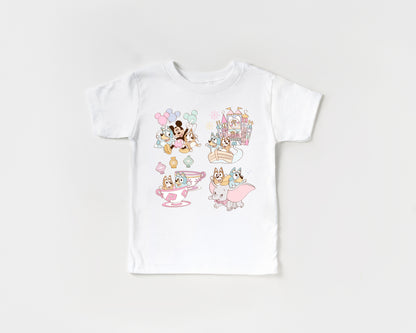 Pup Sisters at the Park - Kids Tee