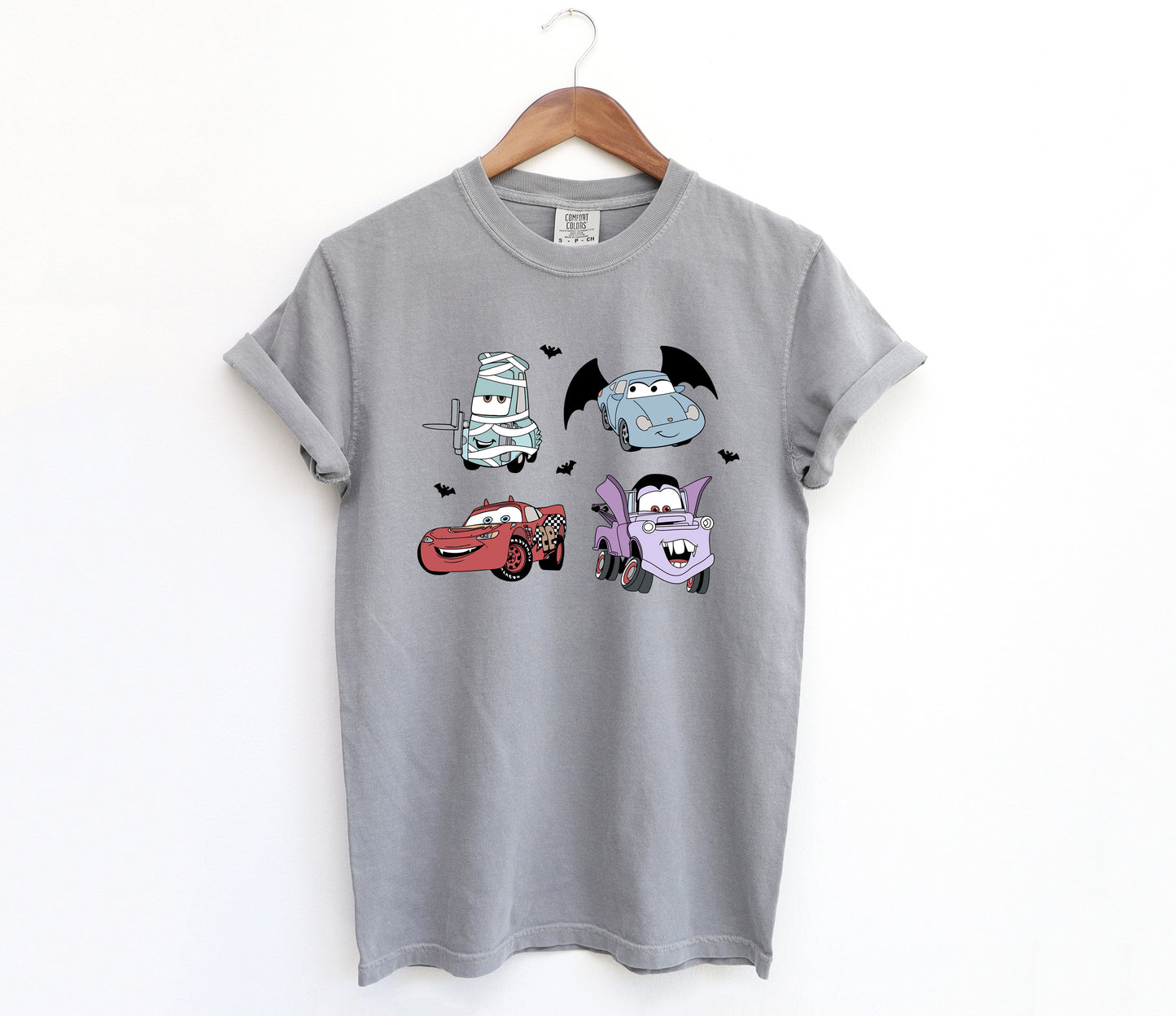 Spooky Cars Crew - Comfort Colors Adult Tee