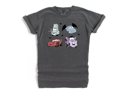 Spooky Cars Crew - Comfort Colors Adult Tee