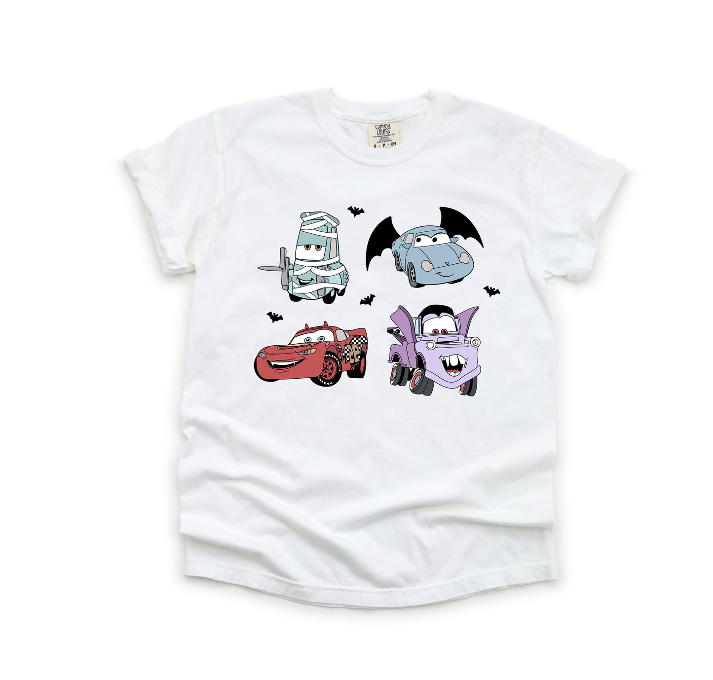 Spooky Cars Crew - Comfort Colors Adult Tee