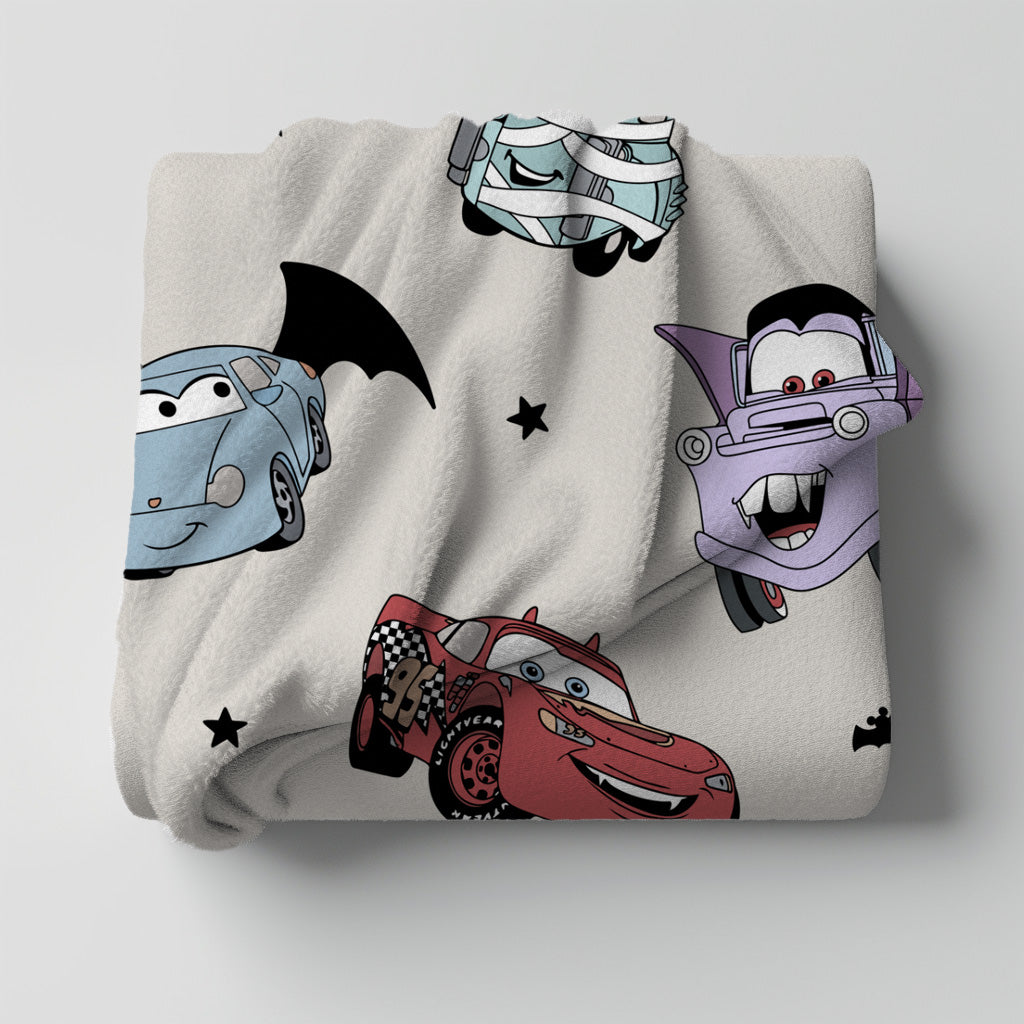 Spooky Cars Crew Minky Throw Blanket *PREORDER*