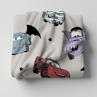 Spooky Cars Crew Minky Throw Blanket *PREORDER*