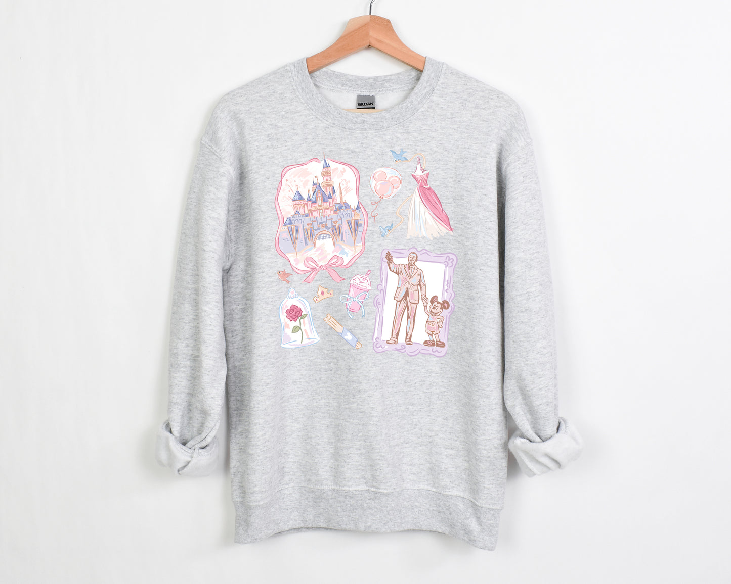 Spring Castle California - Adult Fleece Sweatshirt