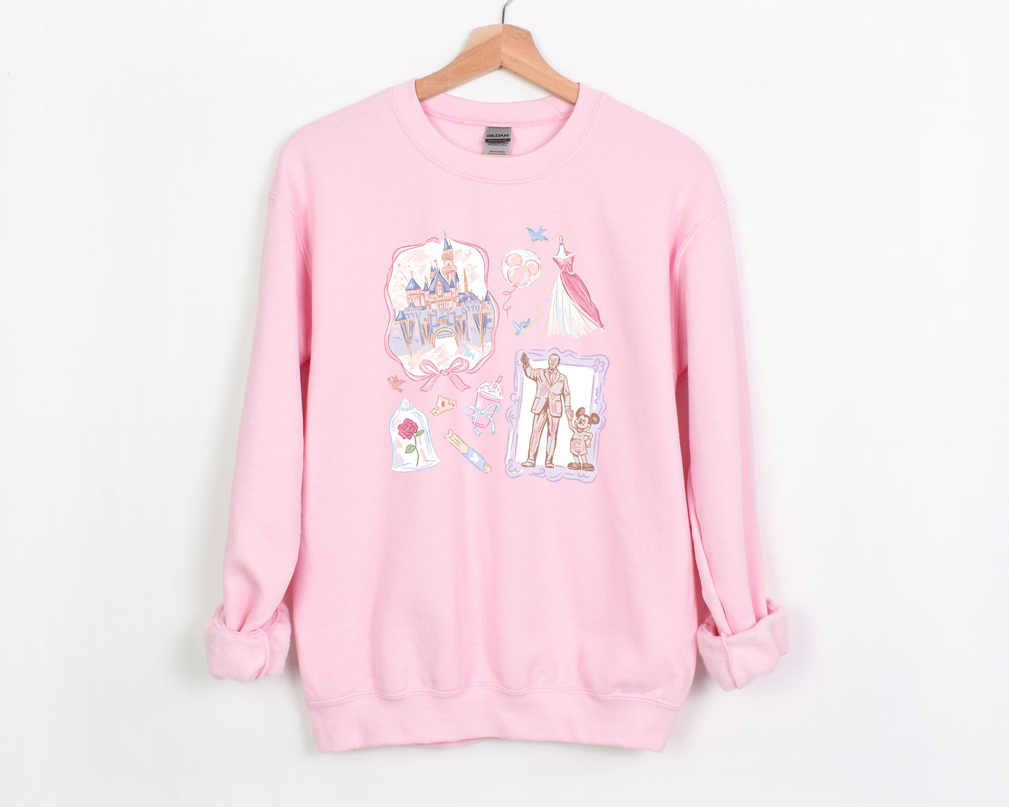 Spring Castle California - Adult Fleece Sweatshirt