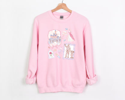 Spring Castle California - Adult Fleece Sweatshirt