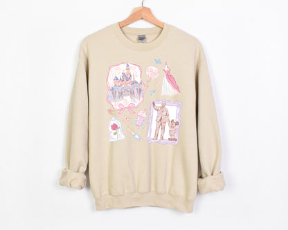 Spring Castle California - Adult Fleece Sweatshirt