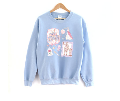 Spring Castle California - Adult Fleece Sweatshirt