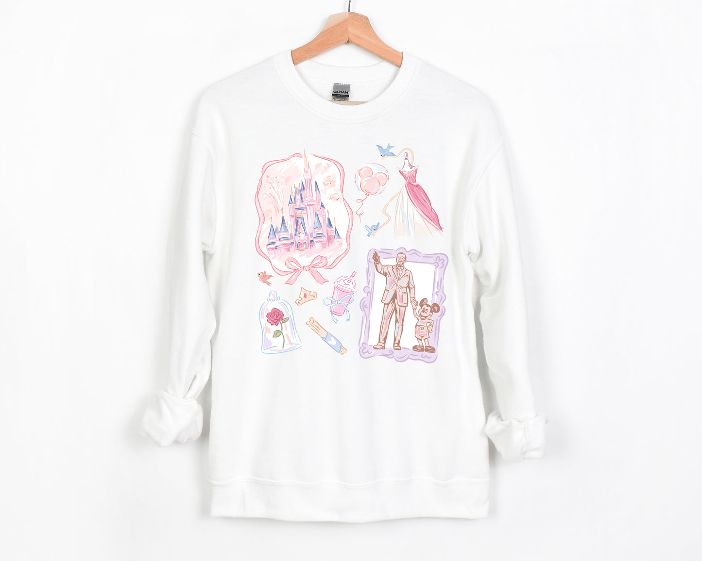 Spring Castle Florida  - Adult Fleece Sweatshirt