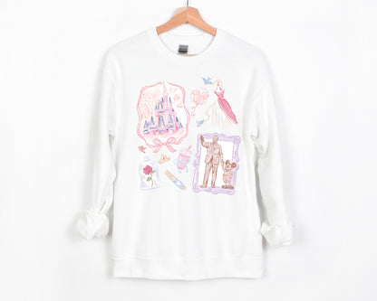 Spring Castle Florida  - Adult Fleece Sweatshirt