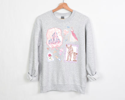 Spring Castle Florida  - Adult Fleece Sweatshirt