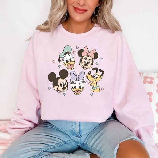 Spring Friends - Adult Fleece Sweatshirt