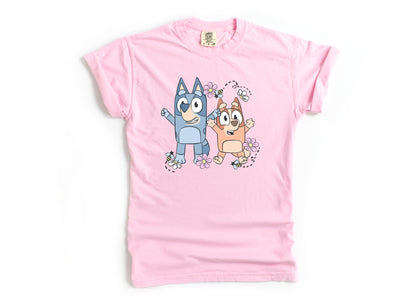 Spring Puppy Sisters - Comfort Colors Adult Tee