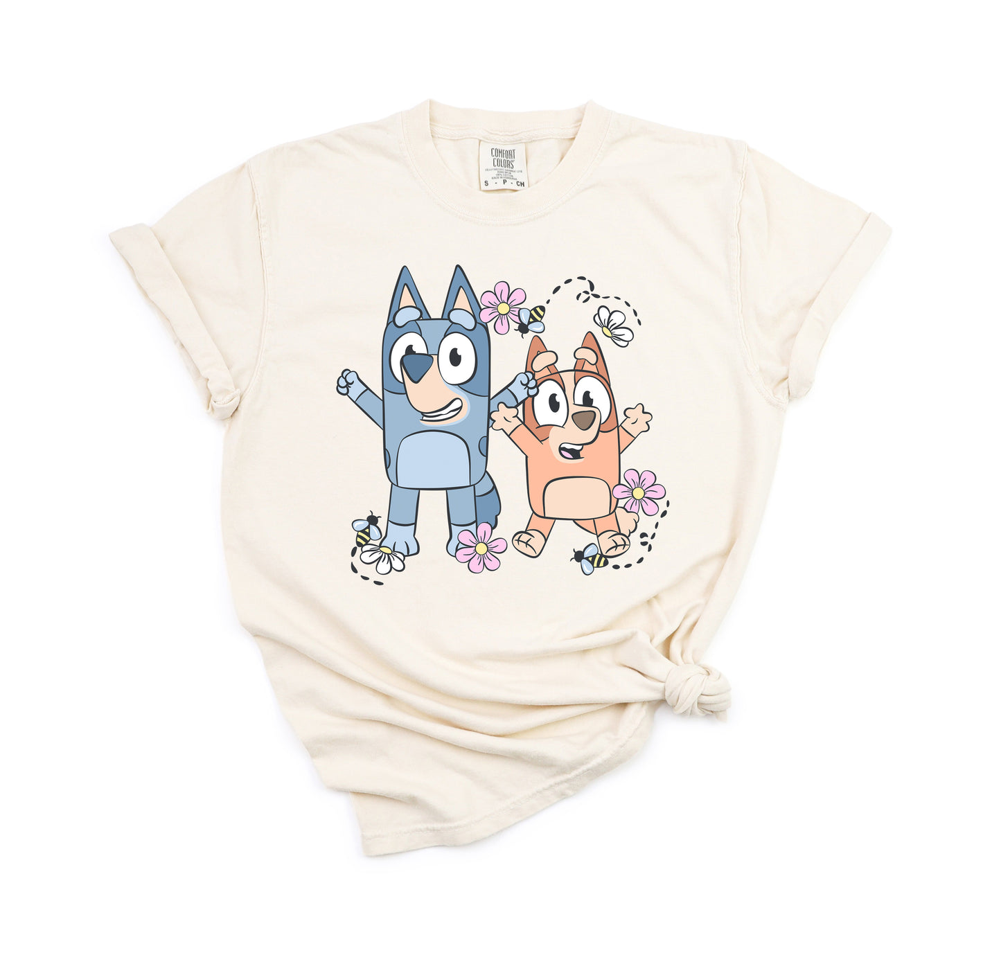 Spring Puppy Sisters - Comfort Colors Adult Tee