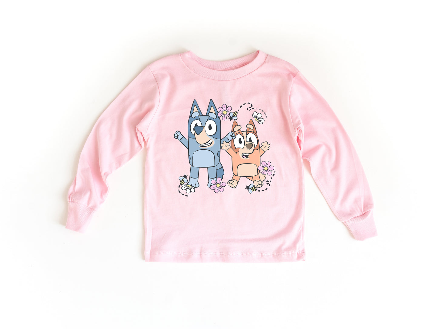 Spring Puppy Sisters - Kids Long Sleeve