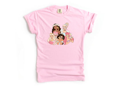 Summer Princesses - Comfort Colors Adult Tee