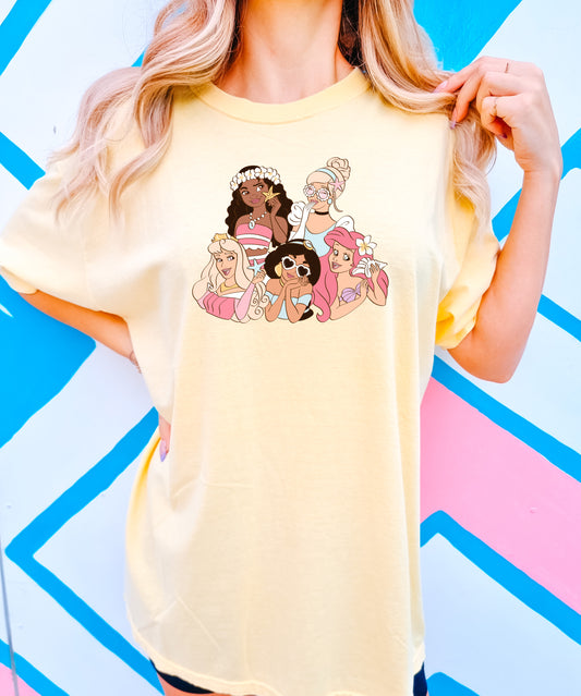 Summer Princesses - Comfort Colors Adult Tee