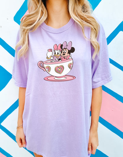 Teacup Besties - Comfort Colors Adult Tee