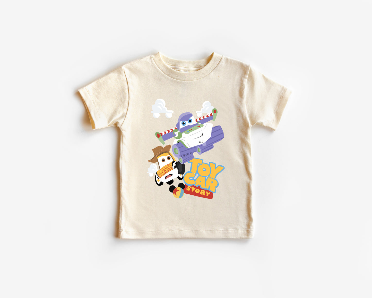 Toy Car Story - Kids Tee