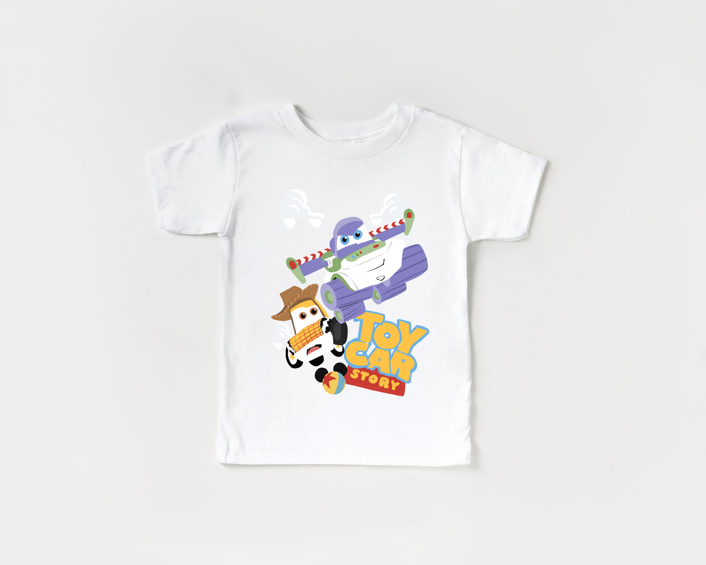 Toy Car Story - Kids Tee