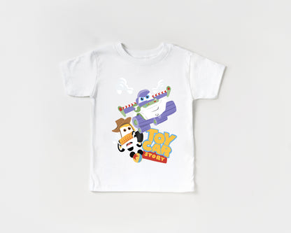 Toy Car Story - Kids Tee